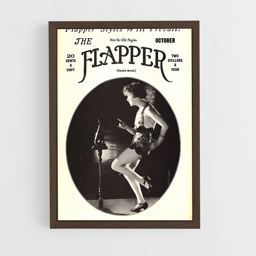 ap-flapper-6 cadre Bois foncé