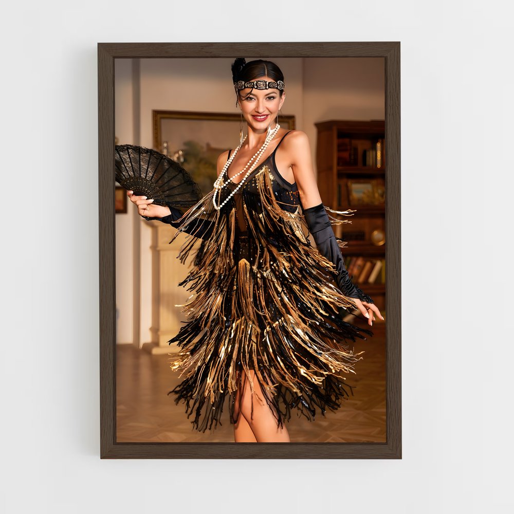 ap-flapper-8 cadre Bois foncé