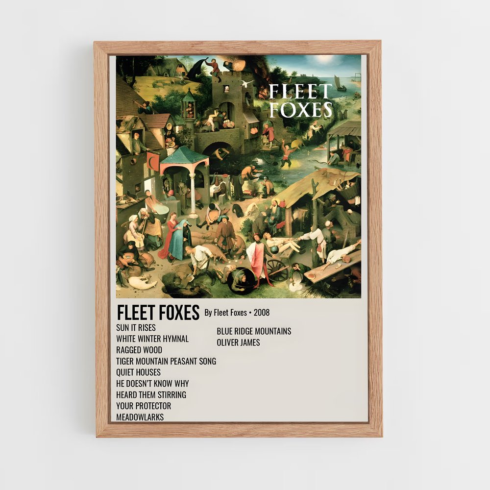 ap-fleet foxes-5 cadre Bois clair