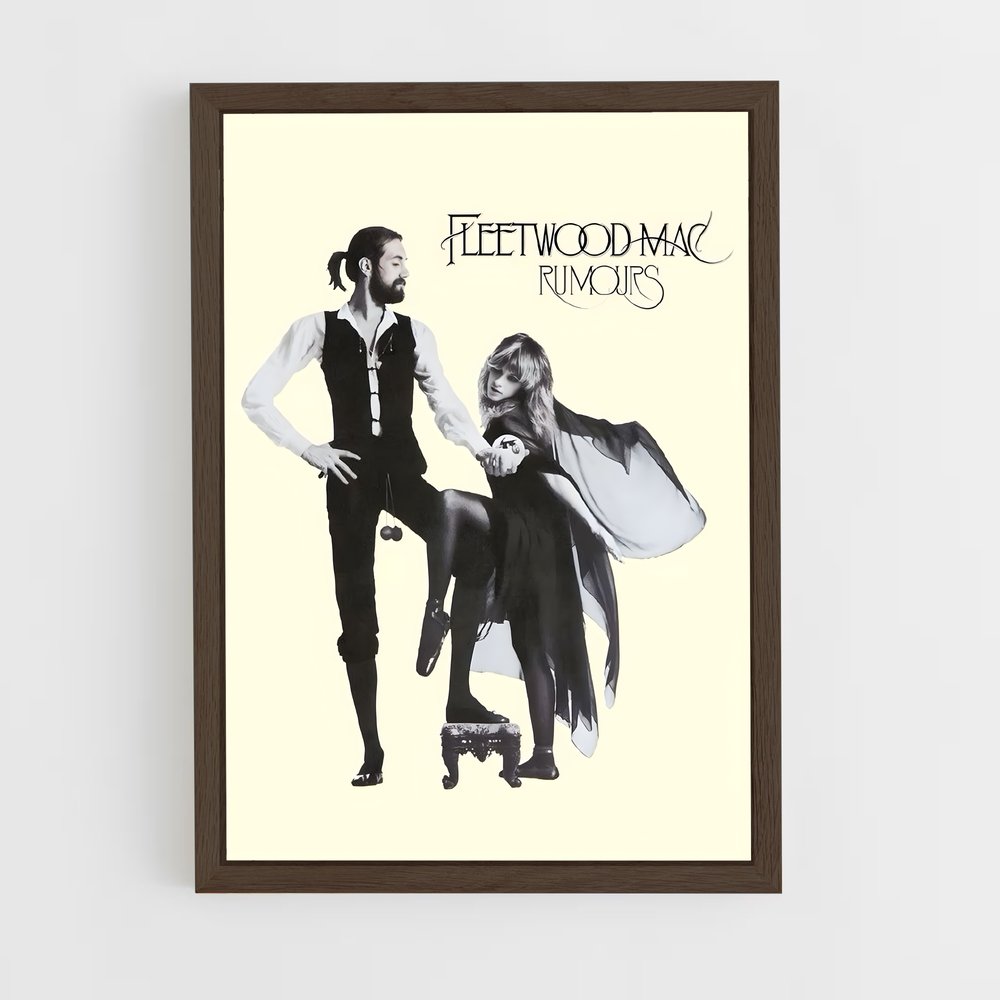 ap-fleetwood mac-1 cadre Bois foncé