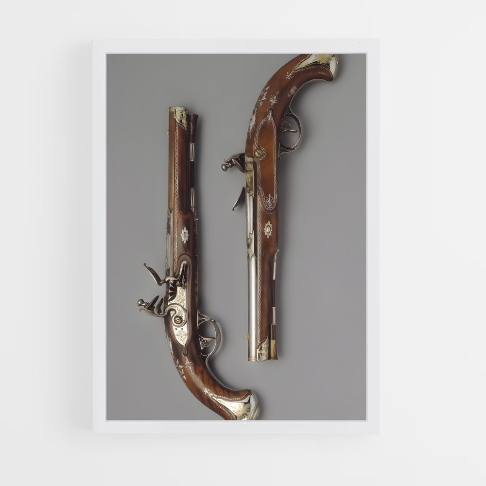 ap-flintlock pistol-1 cadre Blanc