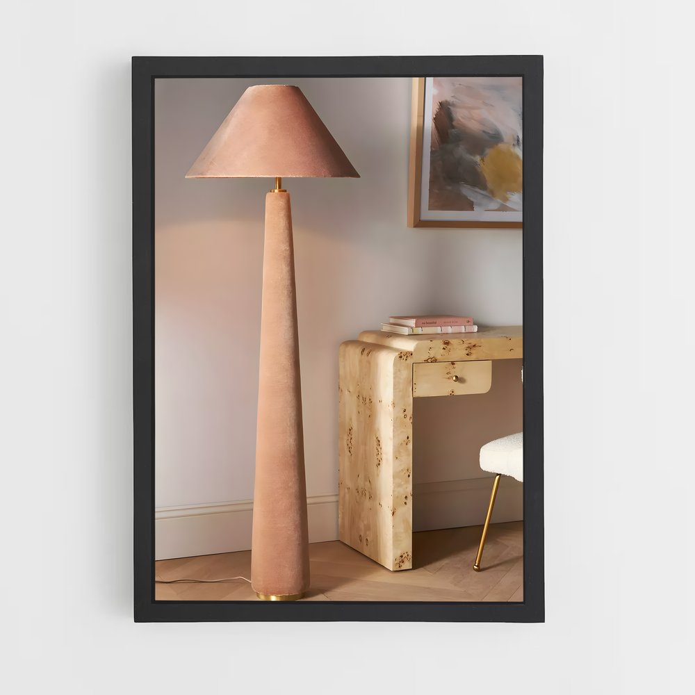 ap-floor lamp-2 cadre Noir