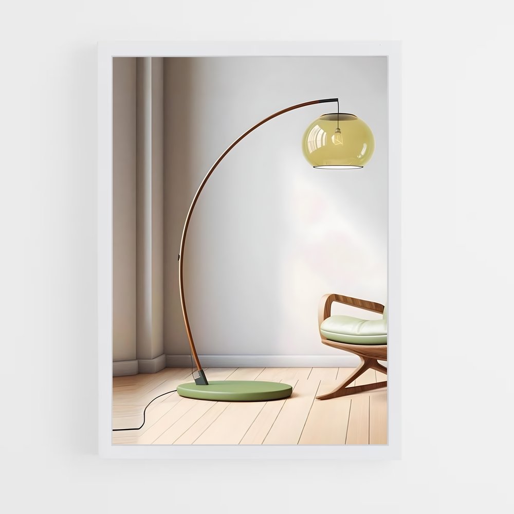 ap-floor lamp-4 cadre Blanc