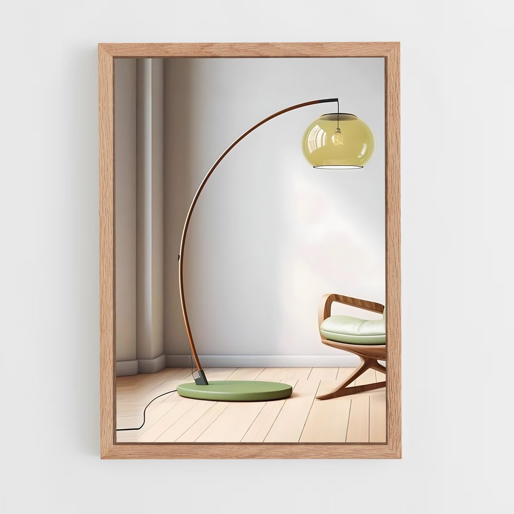ap-floor lamp-4 cadre Bois clair