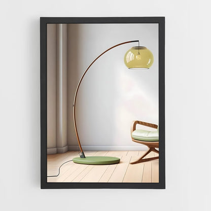 ap-floor lamp-4 cadre Noir