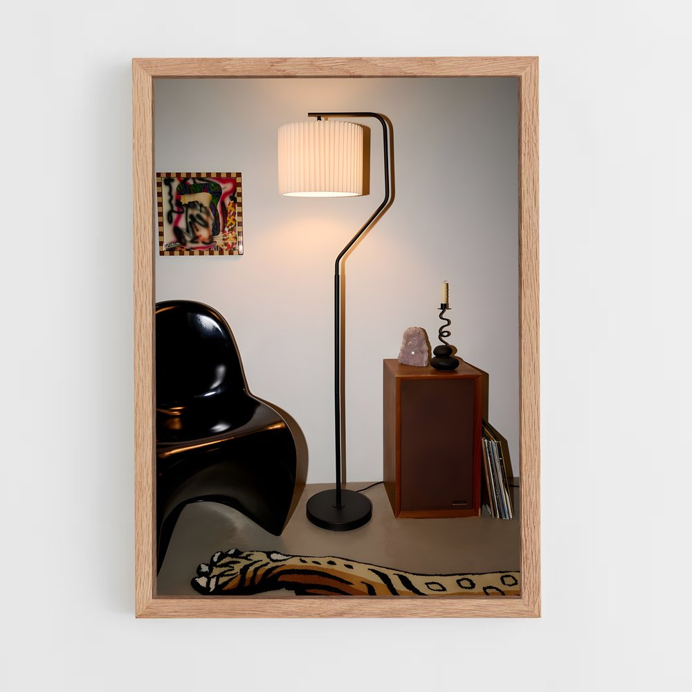 ap-floor lamp-5 cadre Bois clair