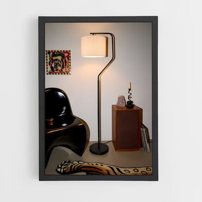 ap-floor lamp-5 cadre Noir
