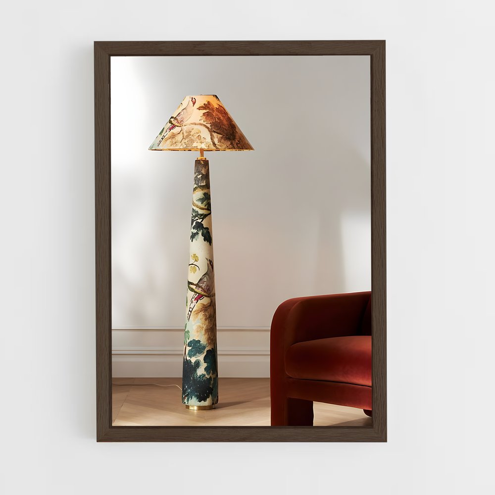 ap-floor lamp-6 cadre Bois foncé