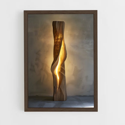 ap-floor lamp-7 cadre Bois foncé