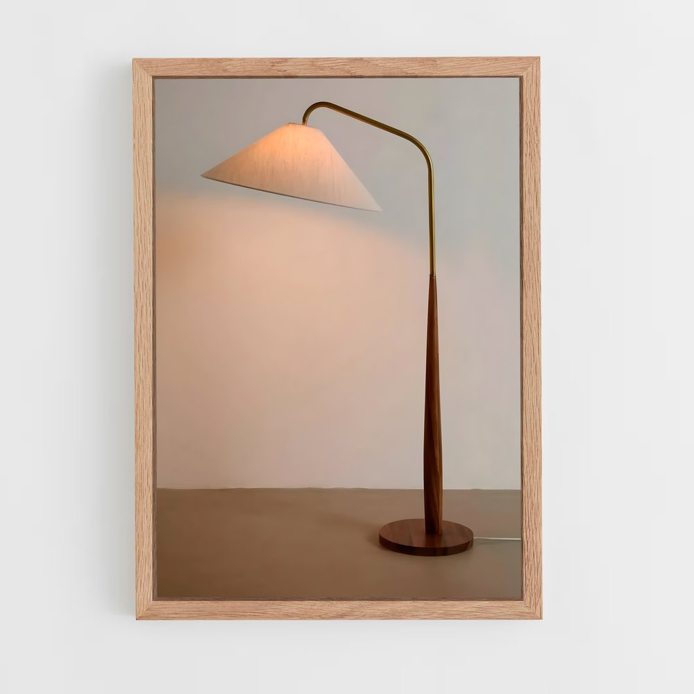 ap-floor lamp-9 cadre Bois clair