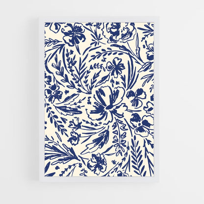 ap-floral patterns-1 cadre Blanc