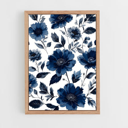 ap-floral patterns-10 cadre Bois clair