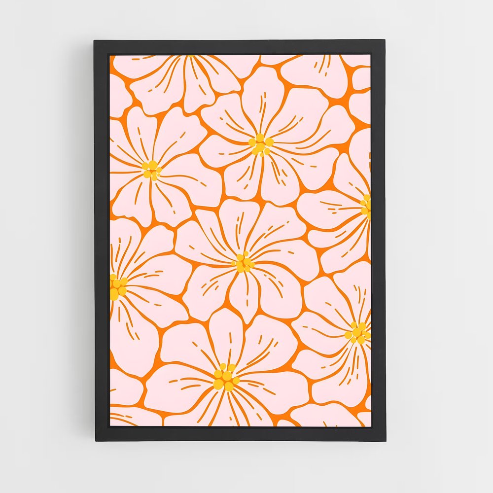 ap-floral patterns-12 cadre Noir