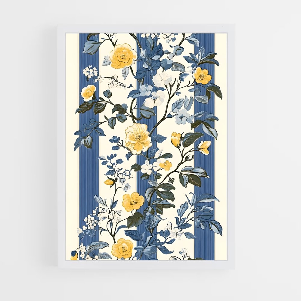 ap-floral patterns-4 cadre Blanc
