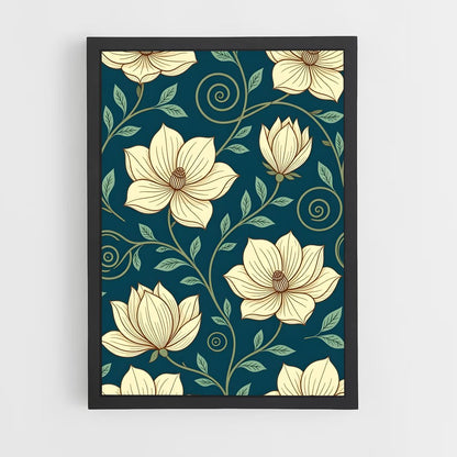 ap-floral patterns-6 cadre Noir