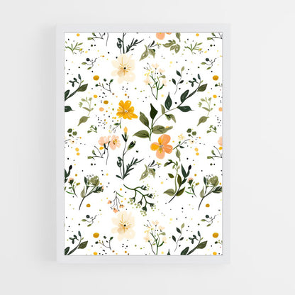 ap-floral patterns-9 cadre Blanc