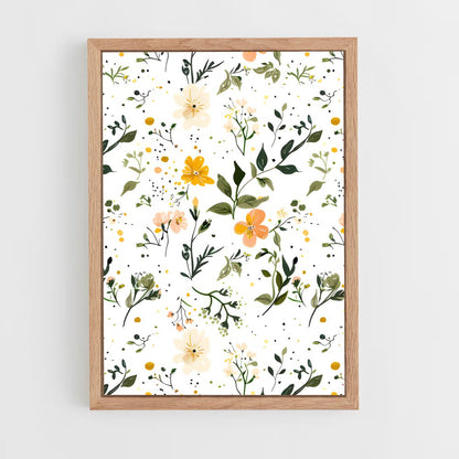 ap-floral patterns-9 cadre Bois clair