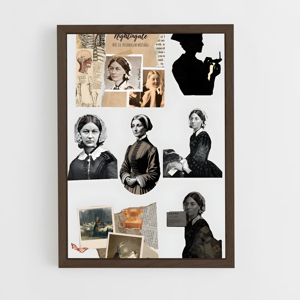 ap-florence nightingale-2 cadre Bois foncé