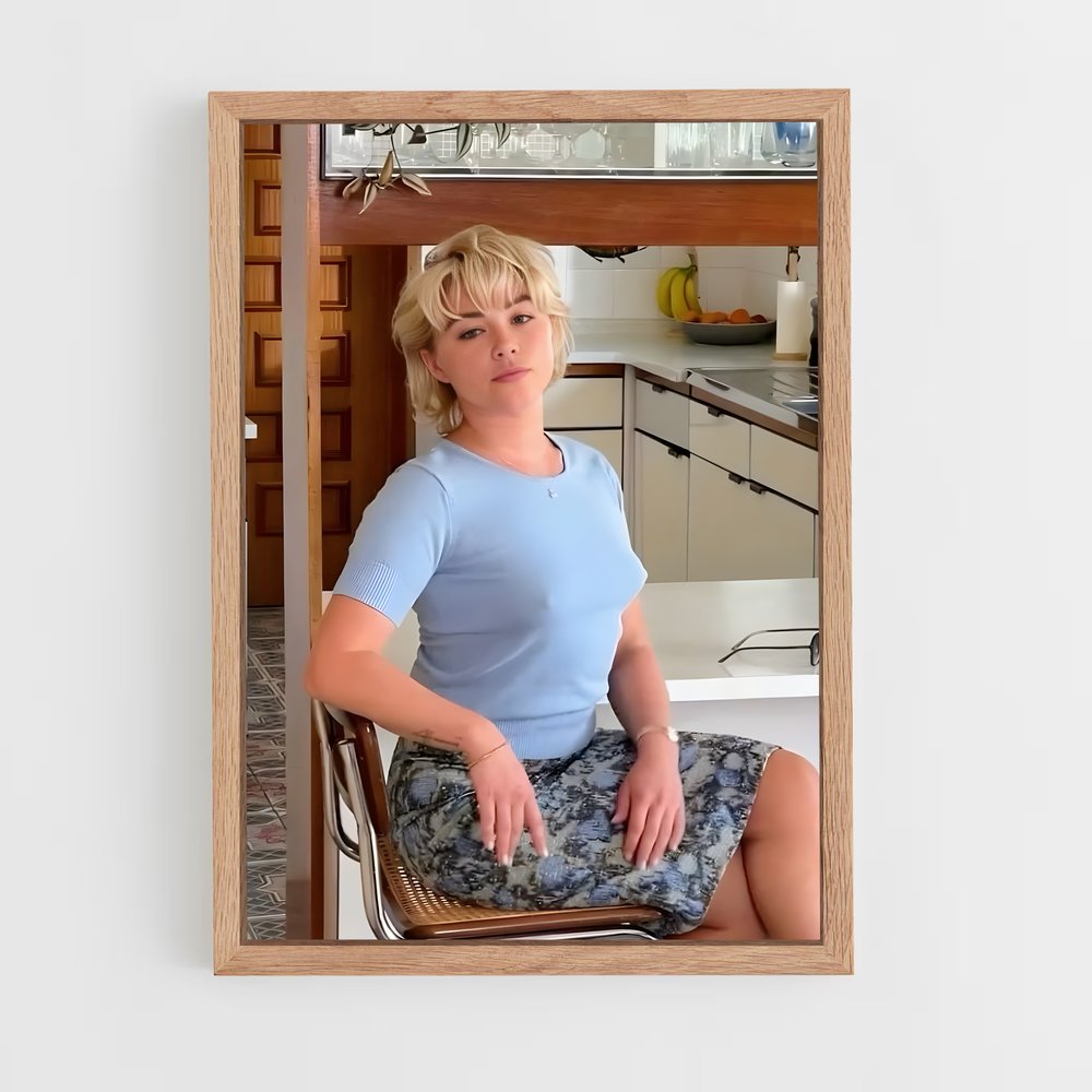 ap-florence pugh-5 cadre Bois clair