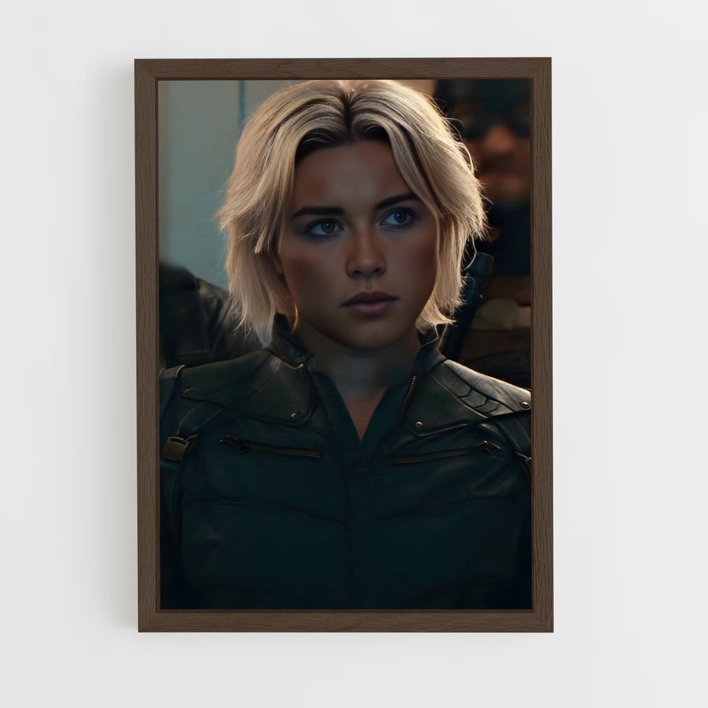 ap-florence pugh-7 cadre Bois foncé