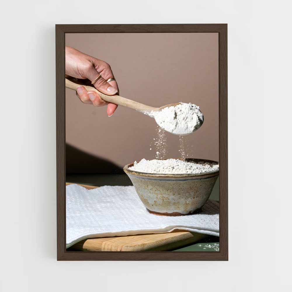 ap-flour-1 cadre Bois foncé