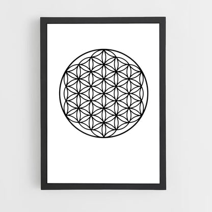 ap-flower of life-1 cadre Noir