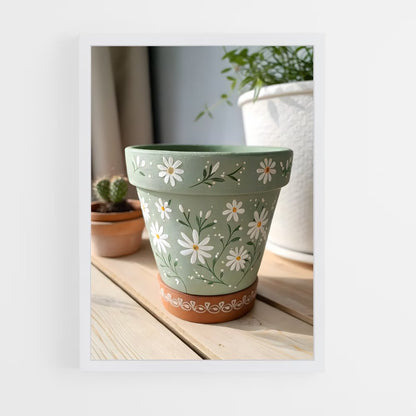 ap-flower pot-1 cadre Blanc