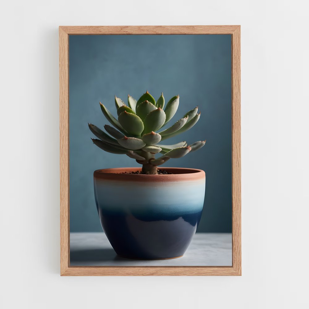 ap-flower pot-10 cadre Bois clair