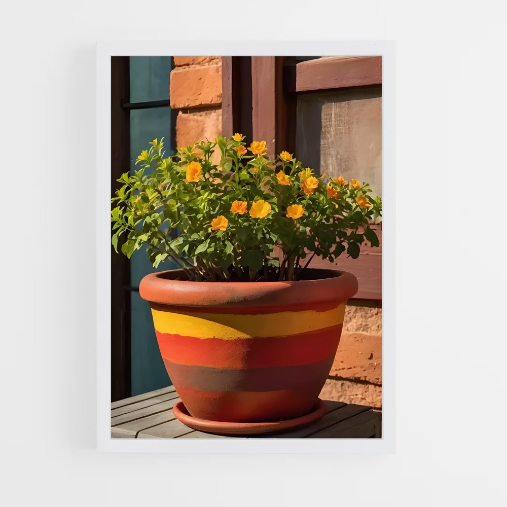 ap-flower pot-2 cadre Blanc
