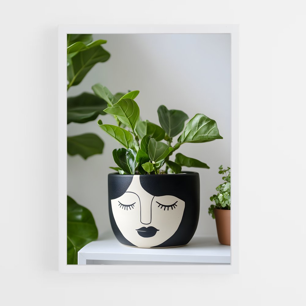 ap-flower pot-4 cadre Blanc