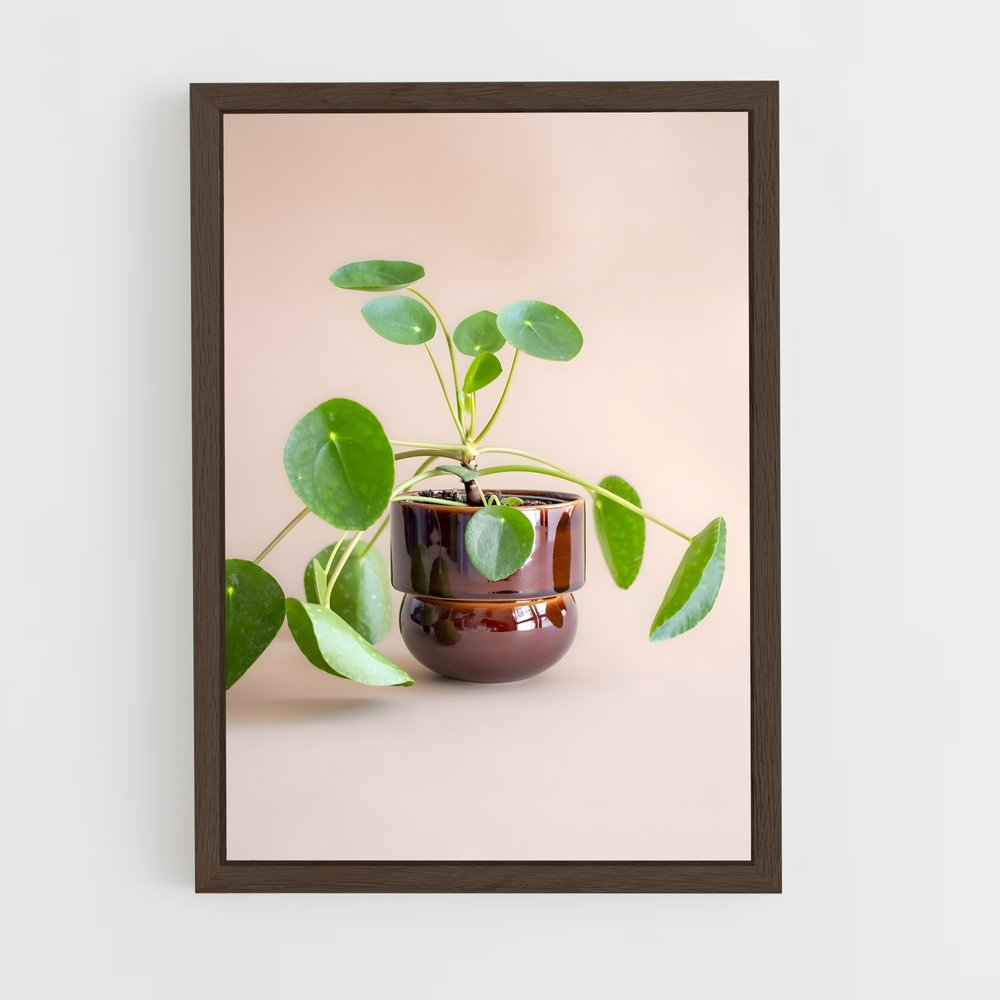 ap-flower pot-7 cadre Bois foncé