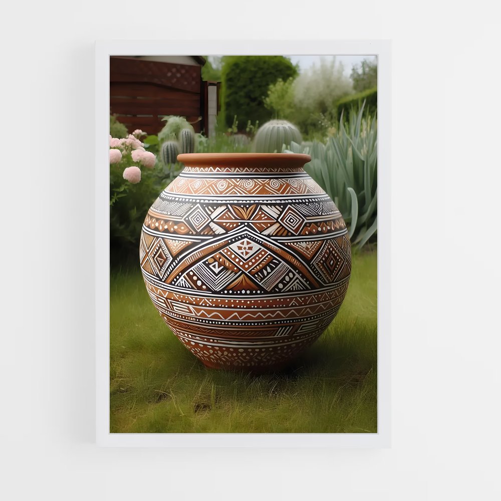 ap-flower pot-9 cadre Blanc