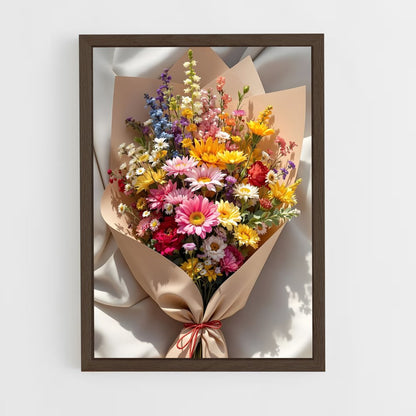ap-flowers-1 cadre Bois foncé