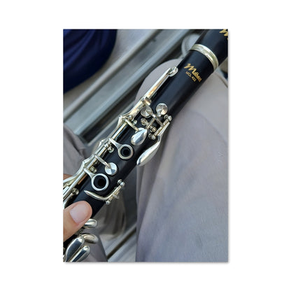 Poster Clarinetiste en Action