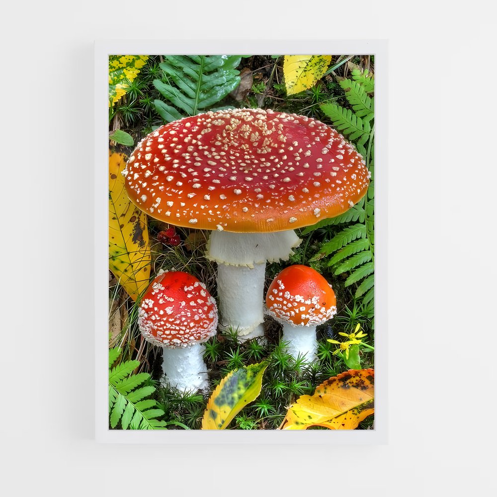ap-fly agaric-5 cadre Blanc
