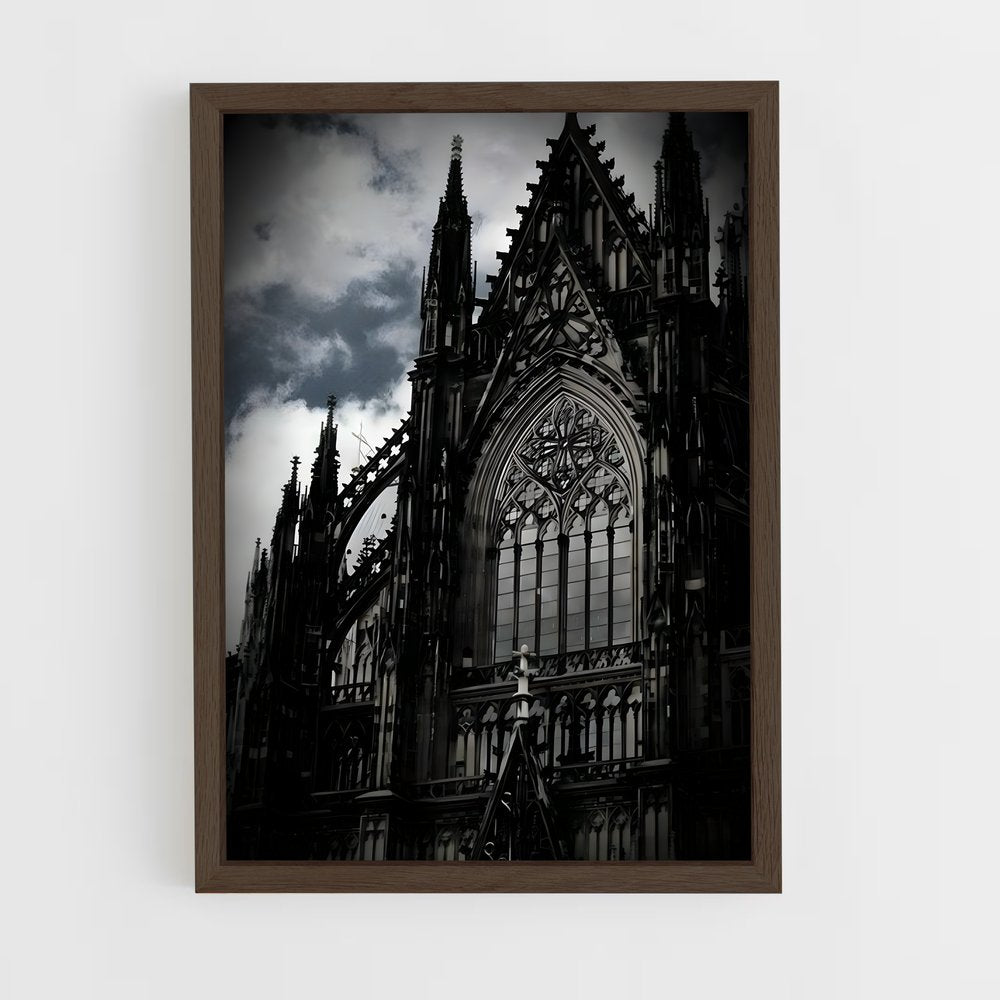 ap-flying buttresses-3 cadre Bois foncé