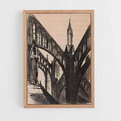 ap-flying buttresses-4 cadre Bois clair