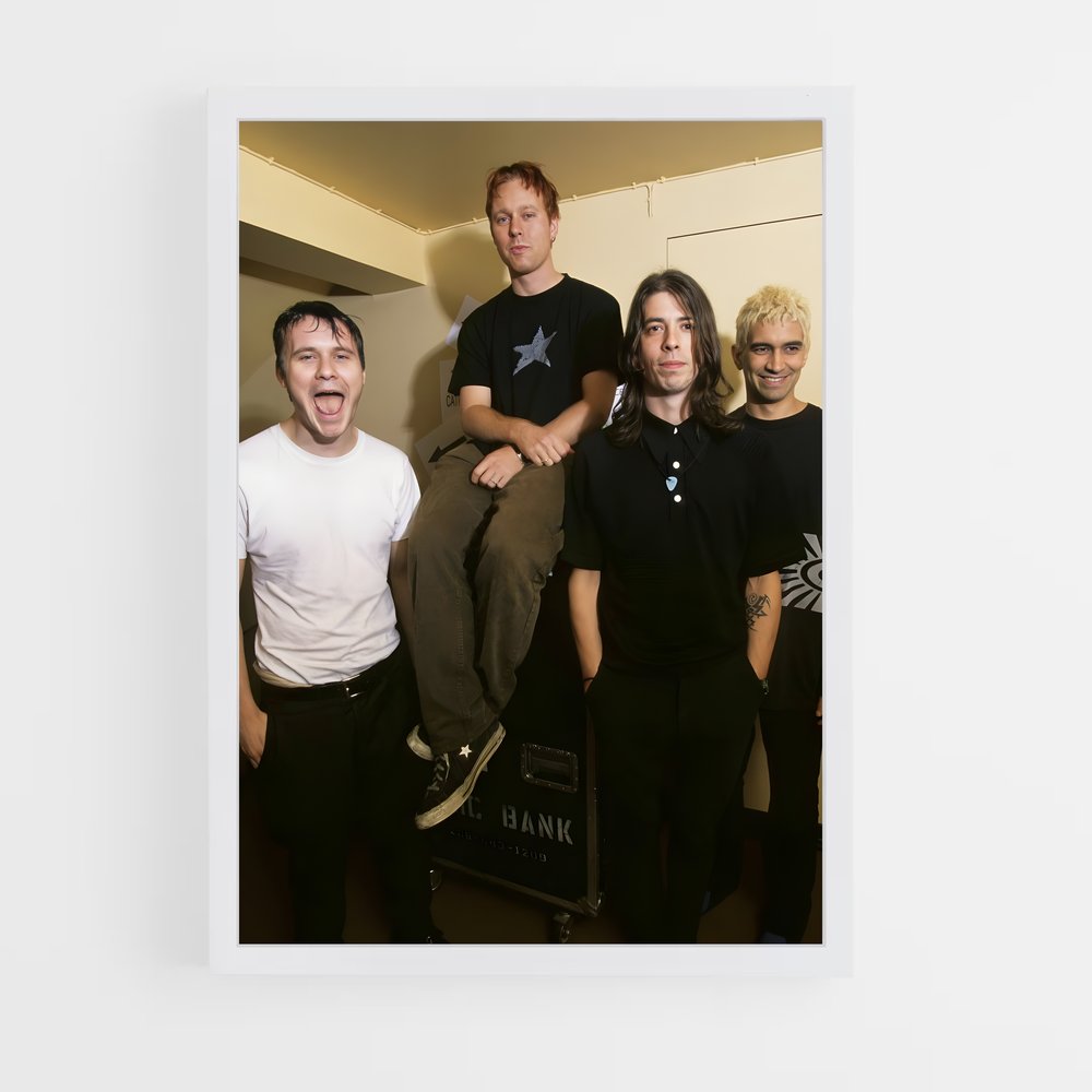 ap-foo fighters-4 cadre Blanc