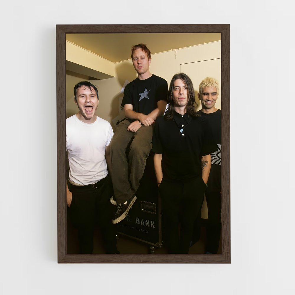 ap-foo fighters-4 cadre Bois foncé