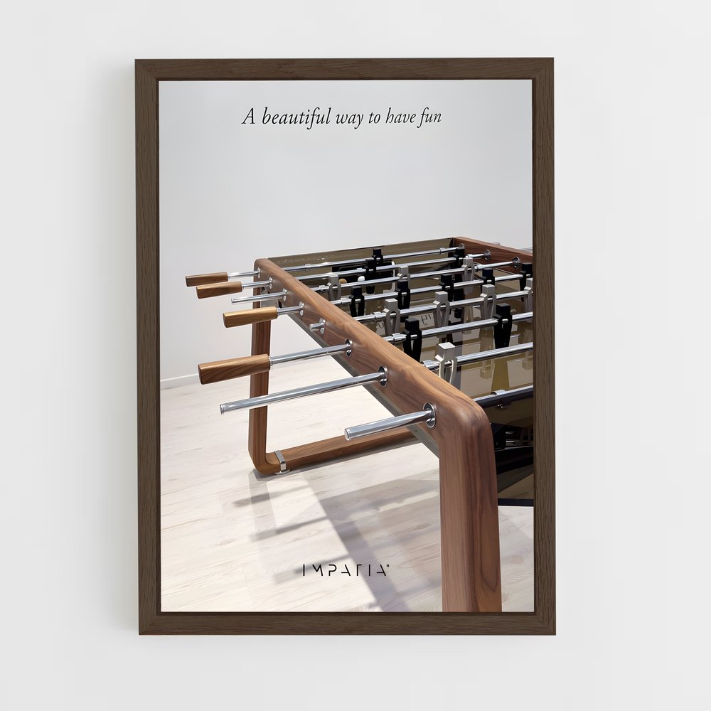 ap-foosball-3 cadre Bois foncé