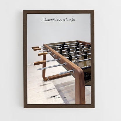 ap-foosball-3 cadre Bois foncé