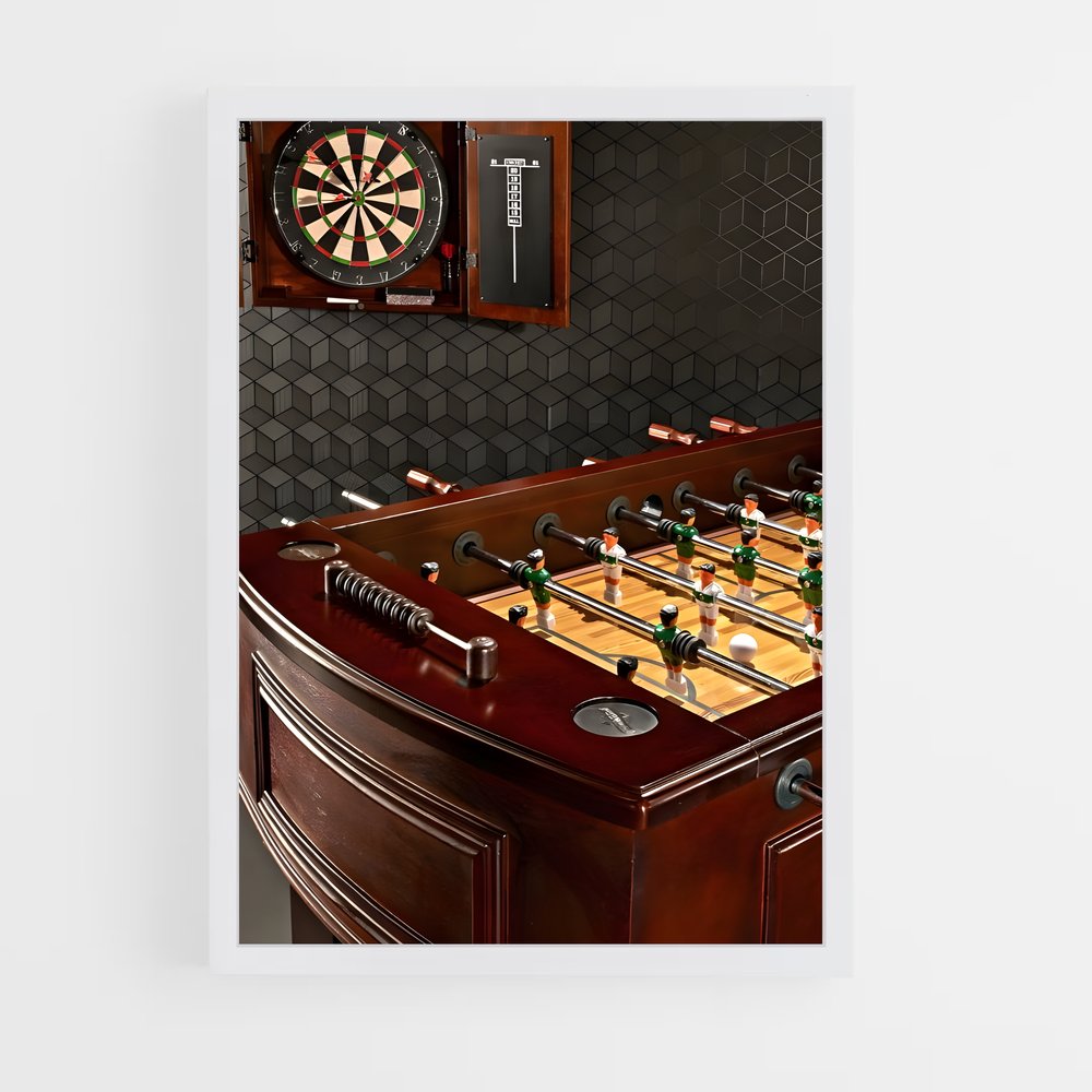 ap-foosball-6 cadre Blanc