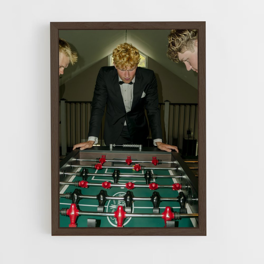 ap-foosball-7 cadre Bois foncé