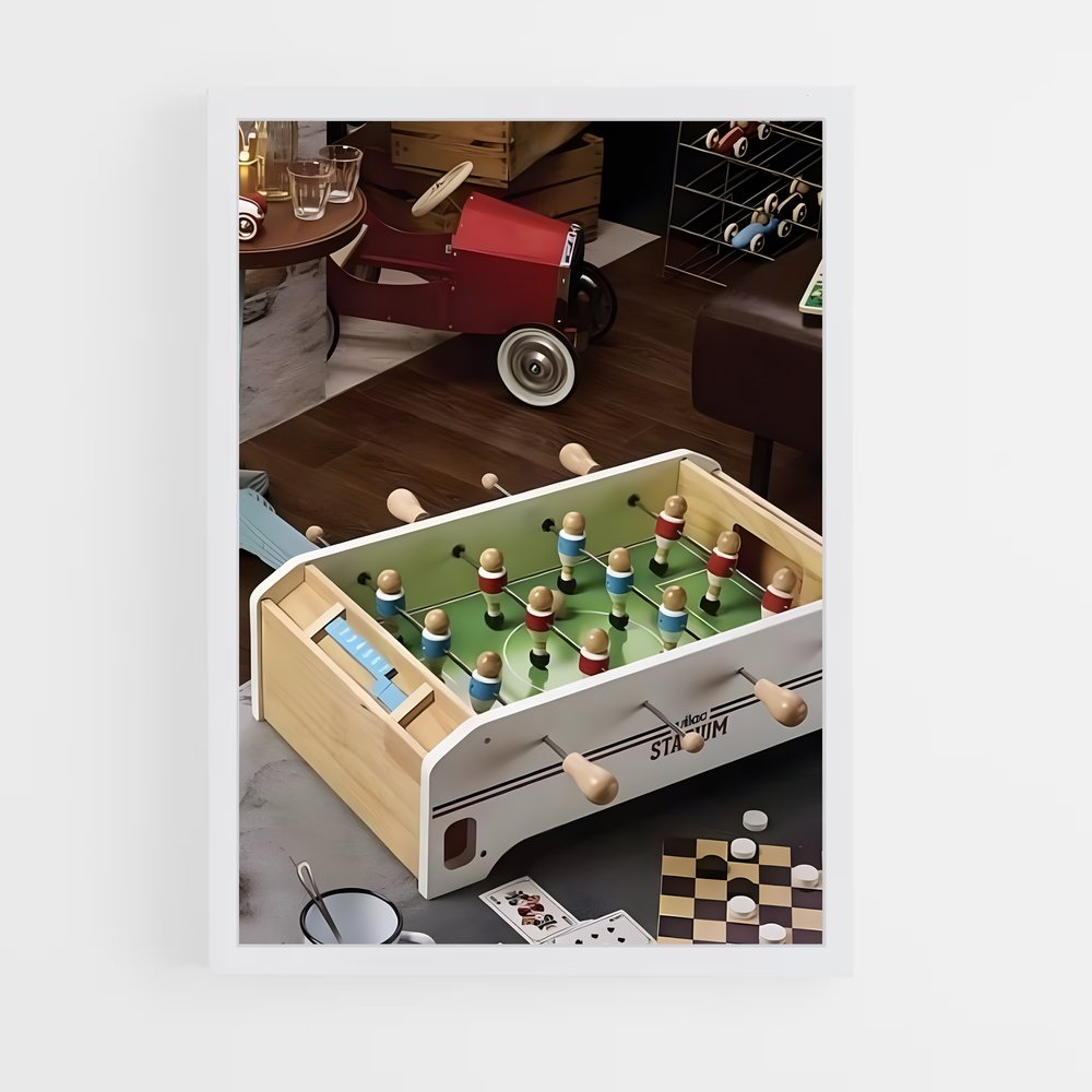 ap-foosball-8 cadre Blanc