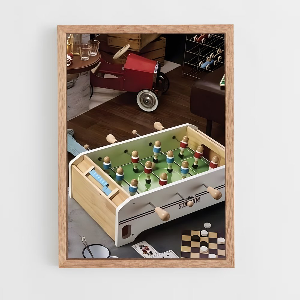 ap-foosball-8 cadre Bois clair