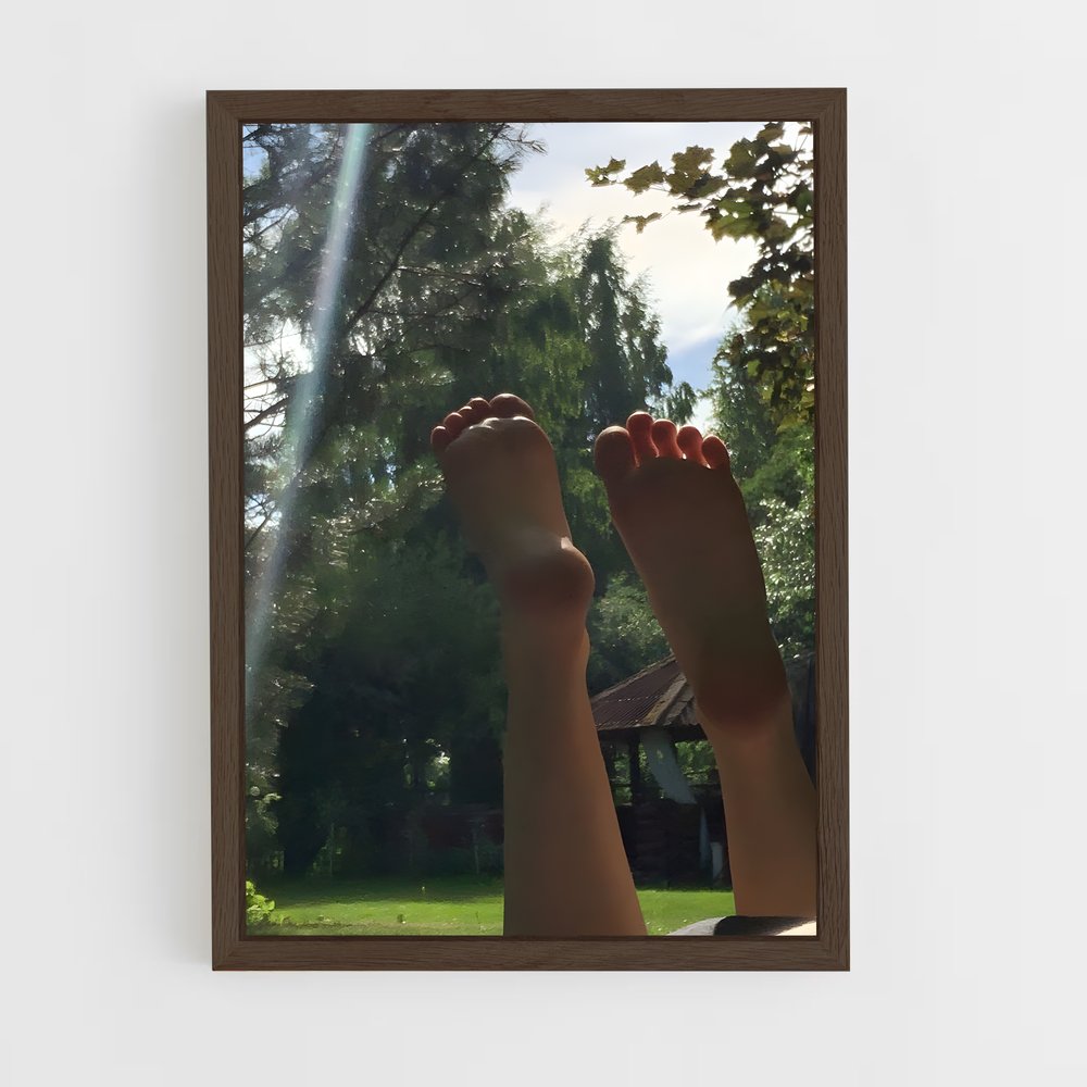 ap-foot-5 cadre Bois foncé
