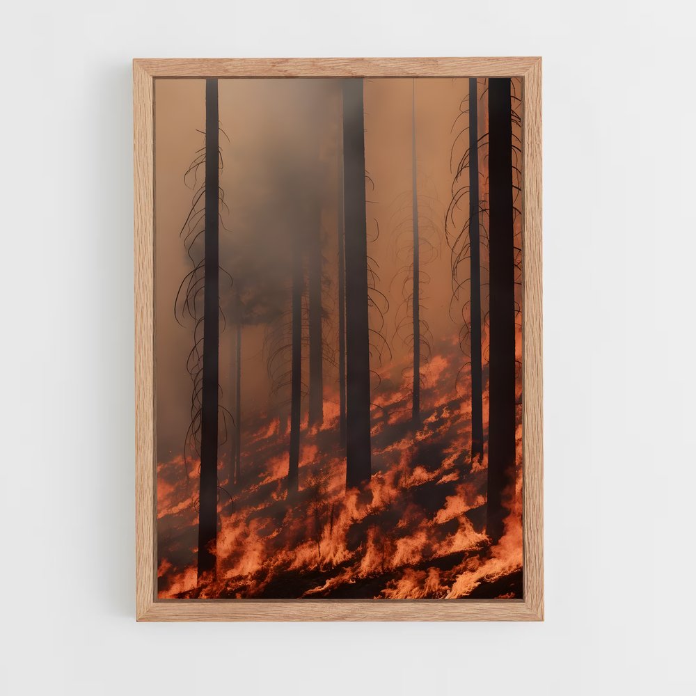 ap-forest fire-4 cadre Bois clair
