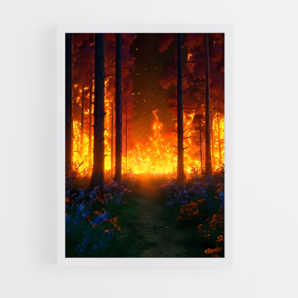ap-forest fire-8 cadre Blanc