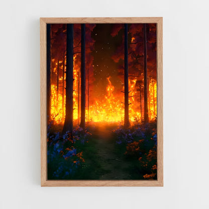 ap-forest fire-8 cadre Bois clair