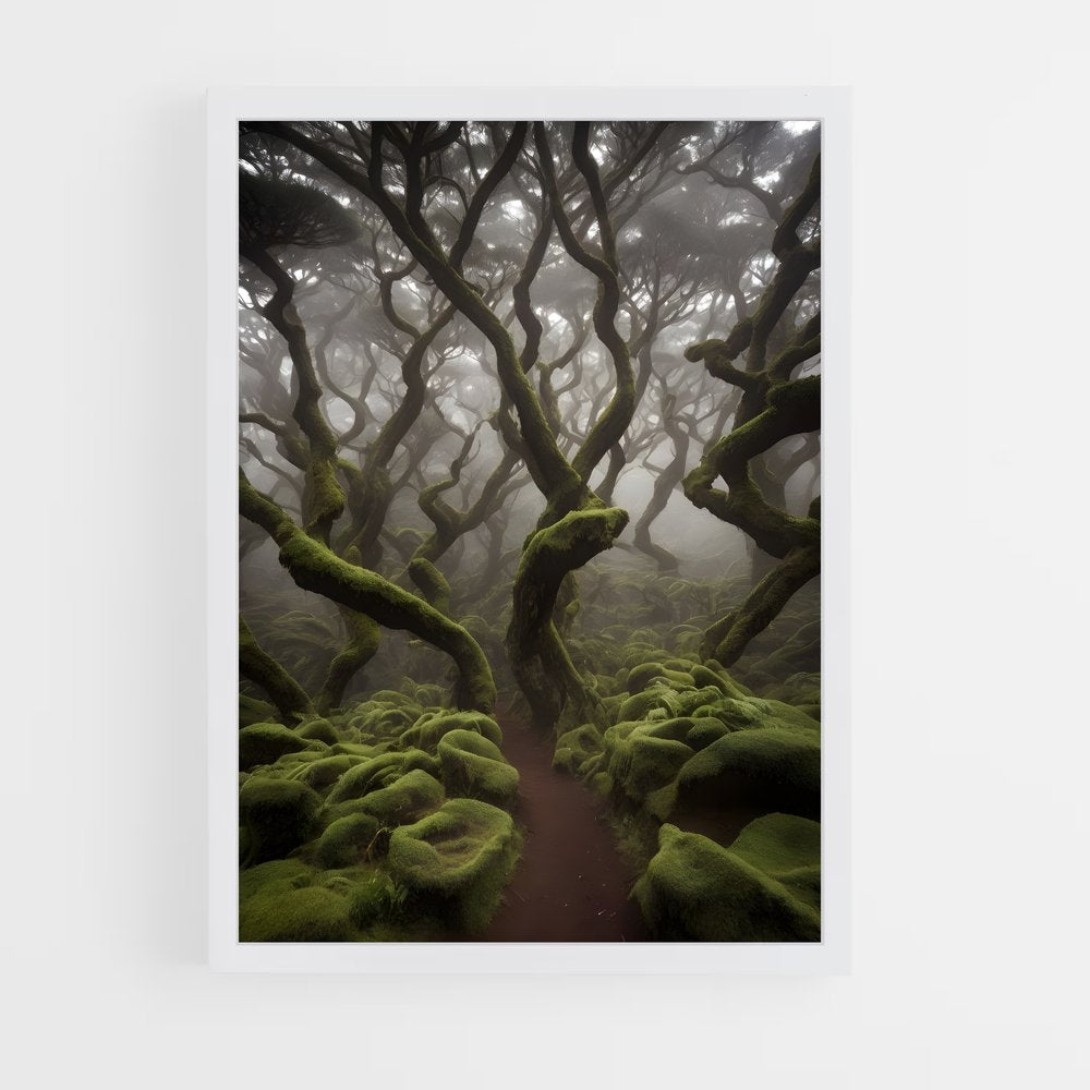 ap-forest moss-8 cadre Blanc